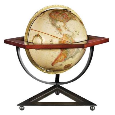 Frank L Wright Hexagon Globe